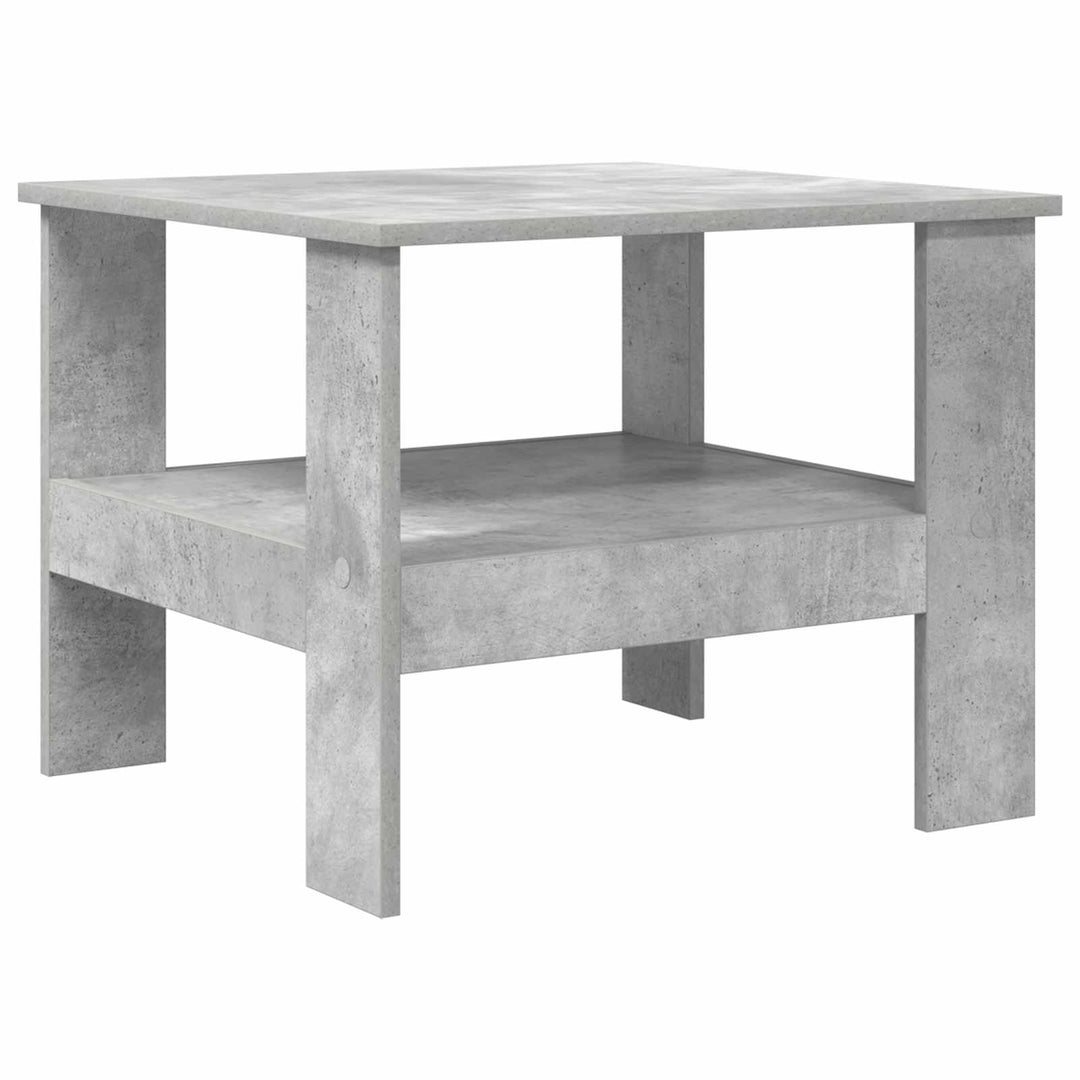 Sofabord Beton Grå 57 x 55 x 45 cm Konstrueret træ