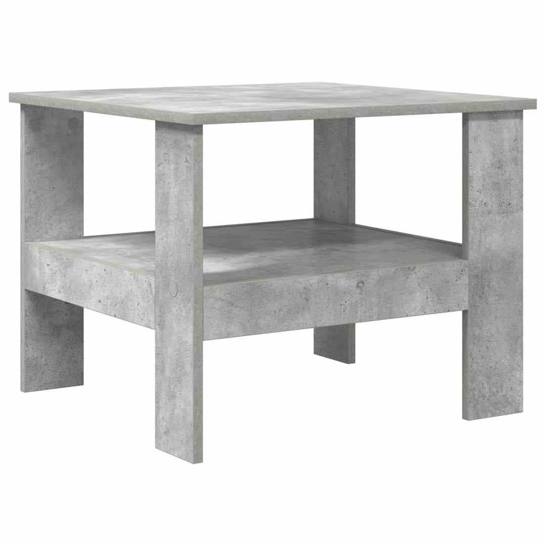 Sofabord Beton Grå 57 x 55 x 45 cm Konstrueret træ