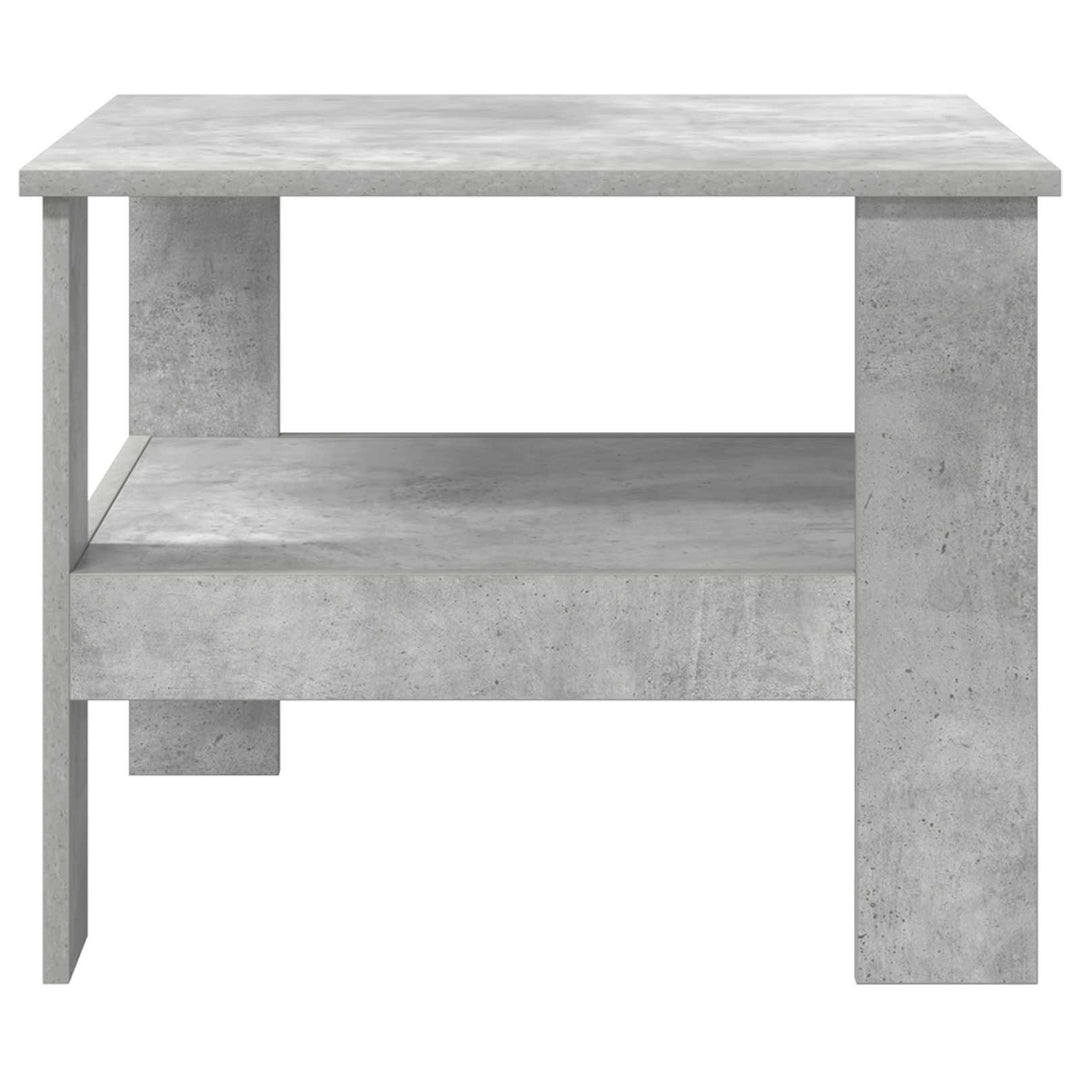 Sofabord Beton Grå 57 x 55 x 45 cm Konstrueret træ