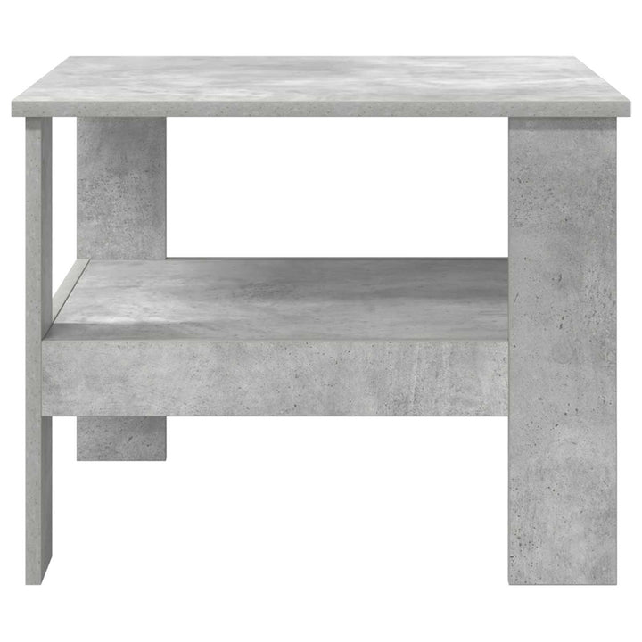 Sofabord Beton Grå 57 x 55 x 45 cm Konstrueret træ