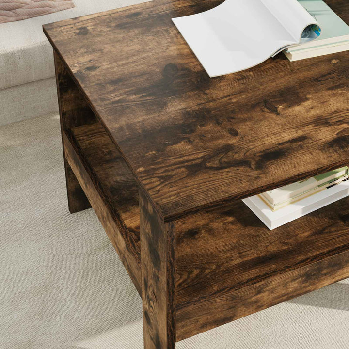 Sofabord Røget eg 57 x 55 x 45 cm Konstrueret træ