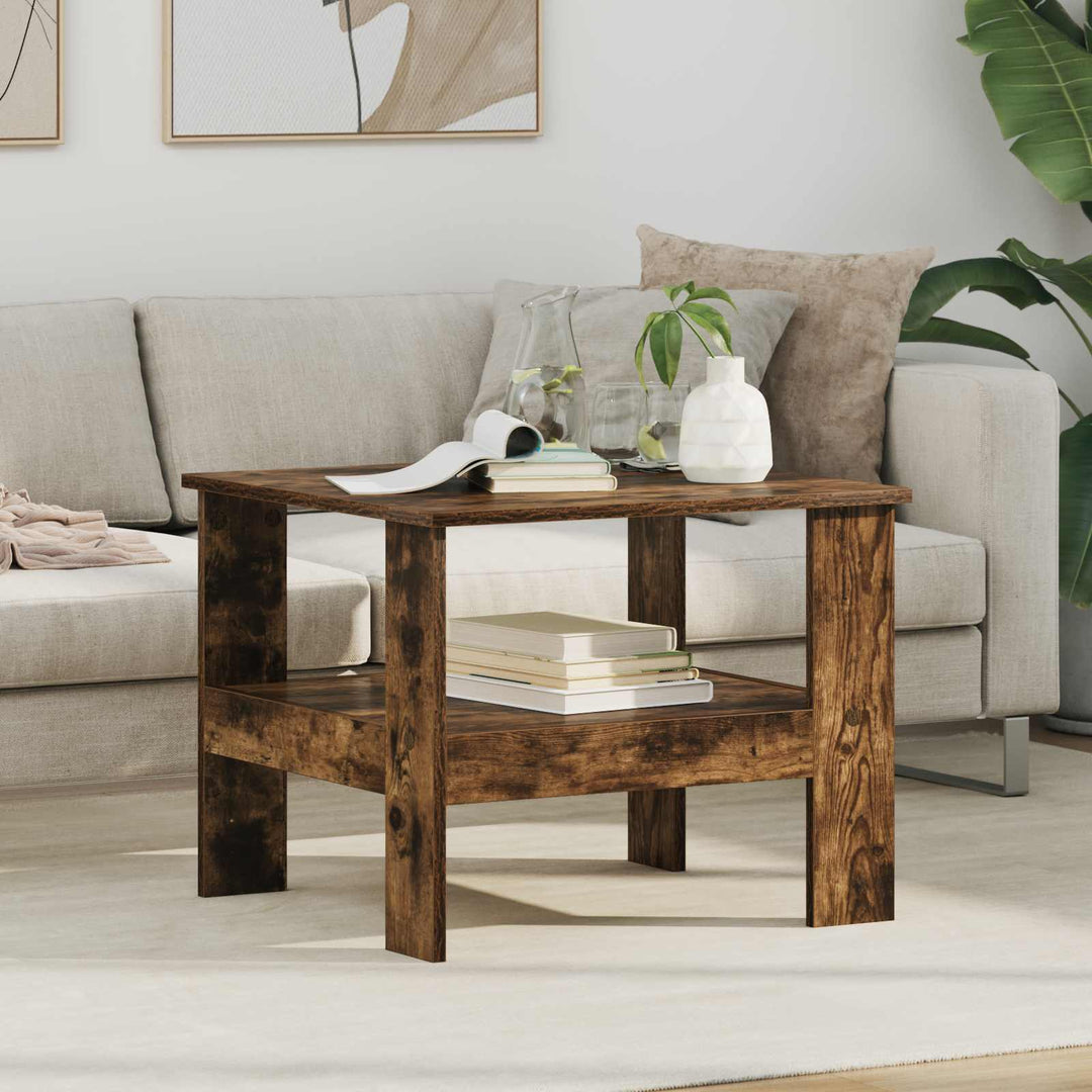 Sofabord Røget eg 57 x 55 x 45 cm Konstrueret træ