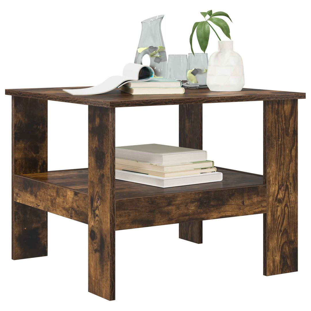 Sofabord Røget eg 57 x 55 x 45 cm Konstrueret træ