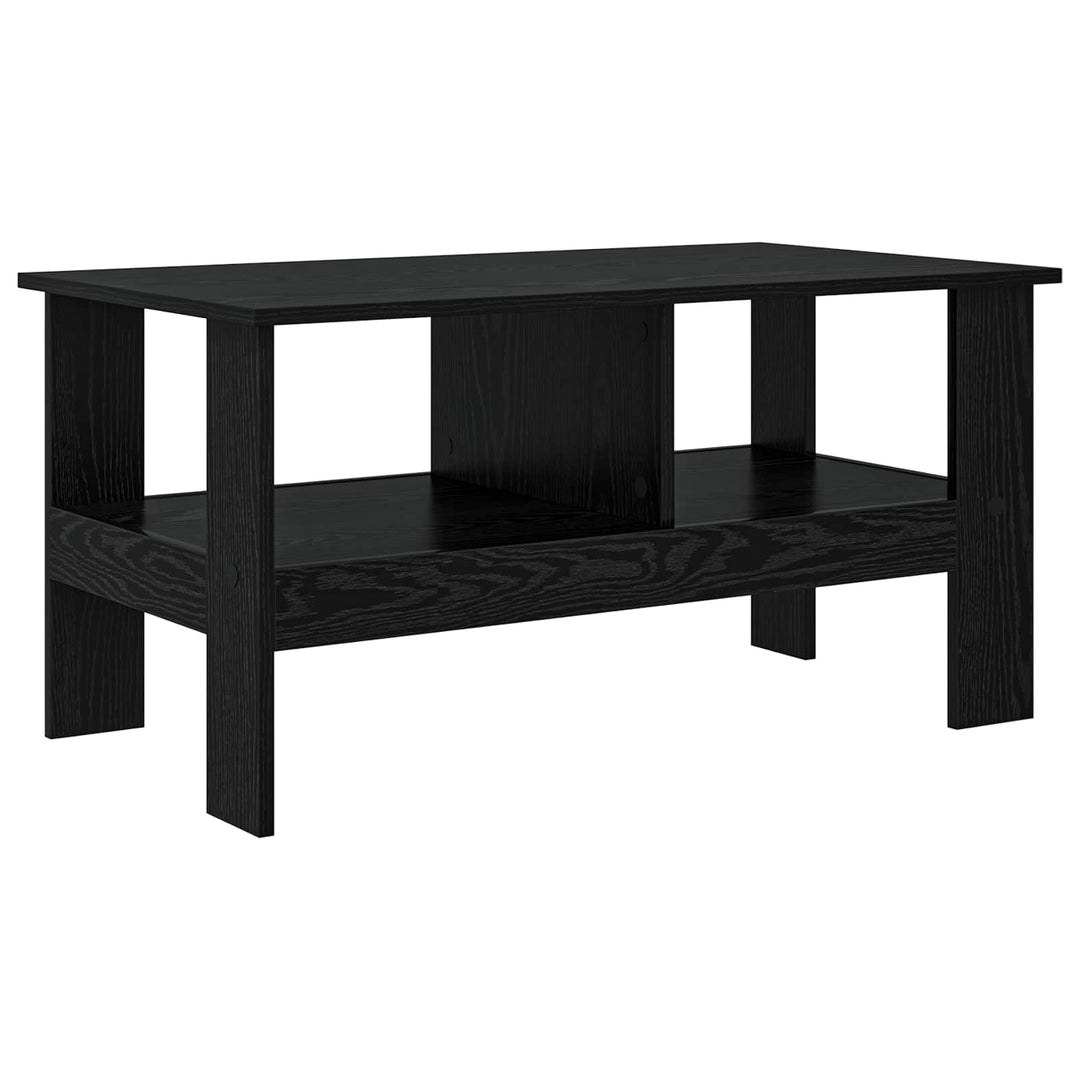 Sofabord Sort eg 90 x 50 x 45 cm Konstrueret træ