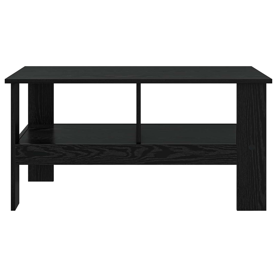 Sofabord Sort eg 90 x 50 x 45 cm Konstrueret træ