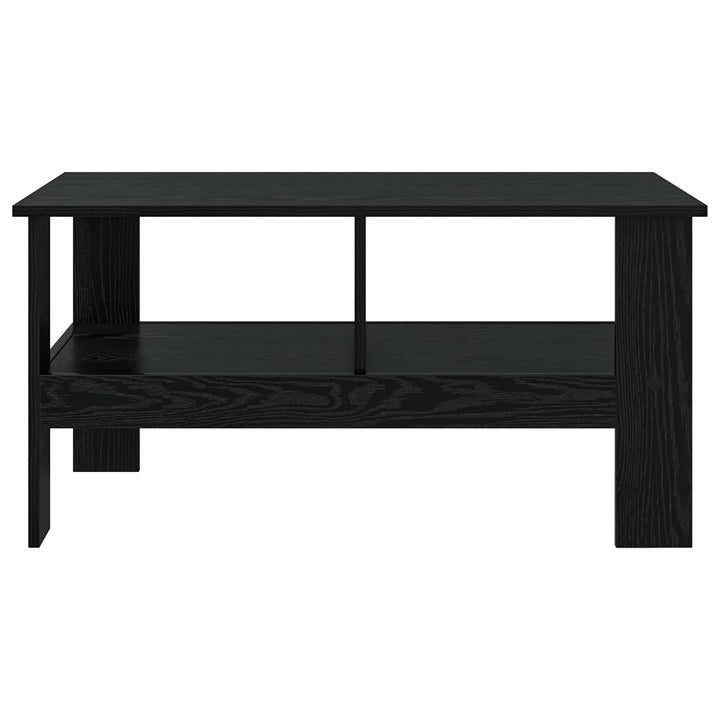 Sofabord Sort eg 90 x 50 x 45 cm Konstrueret træ