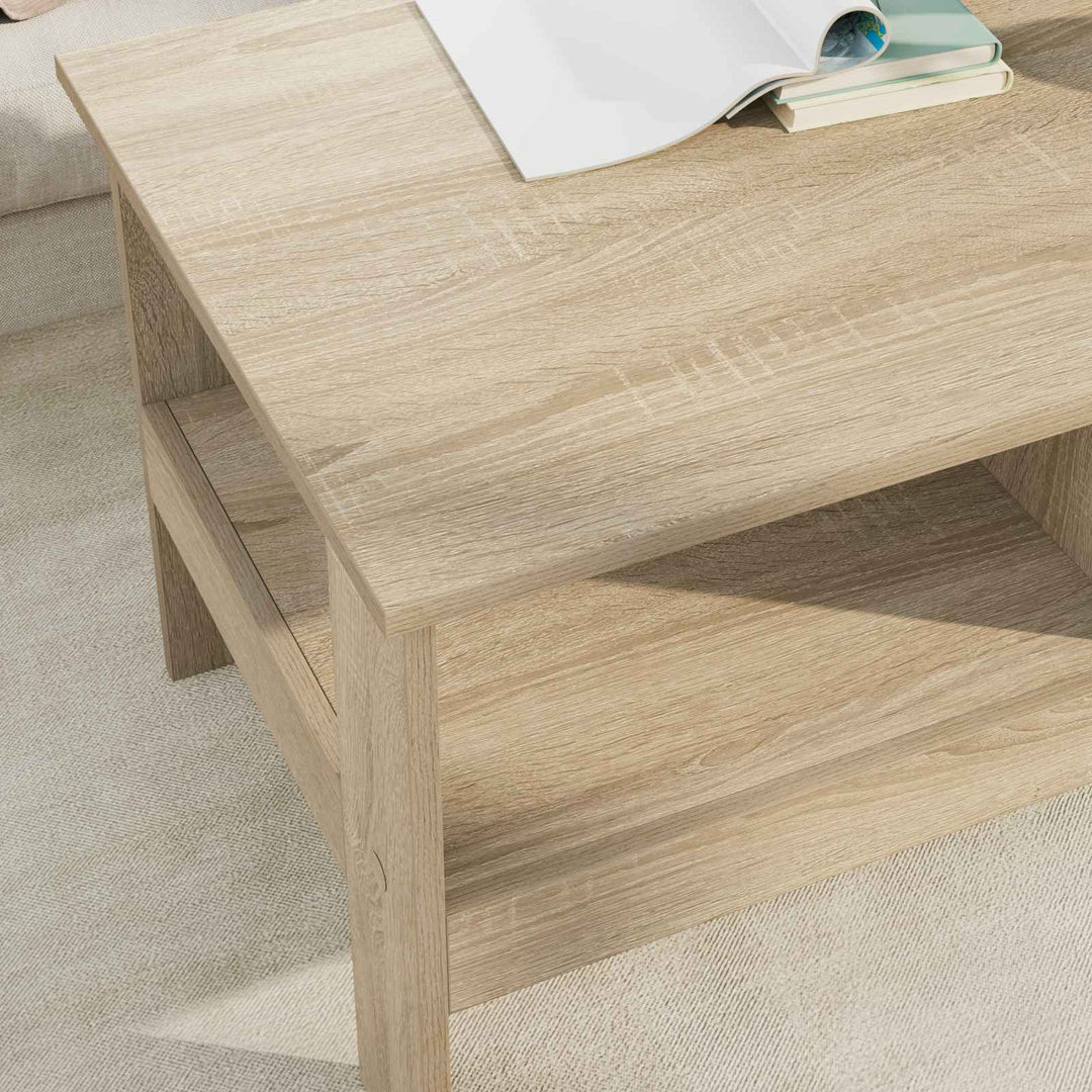 Sofabord Sonoma eg 90 x 50 x 45 cm Konstrueret træ