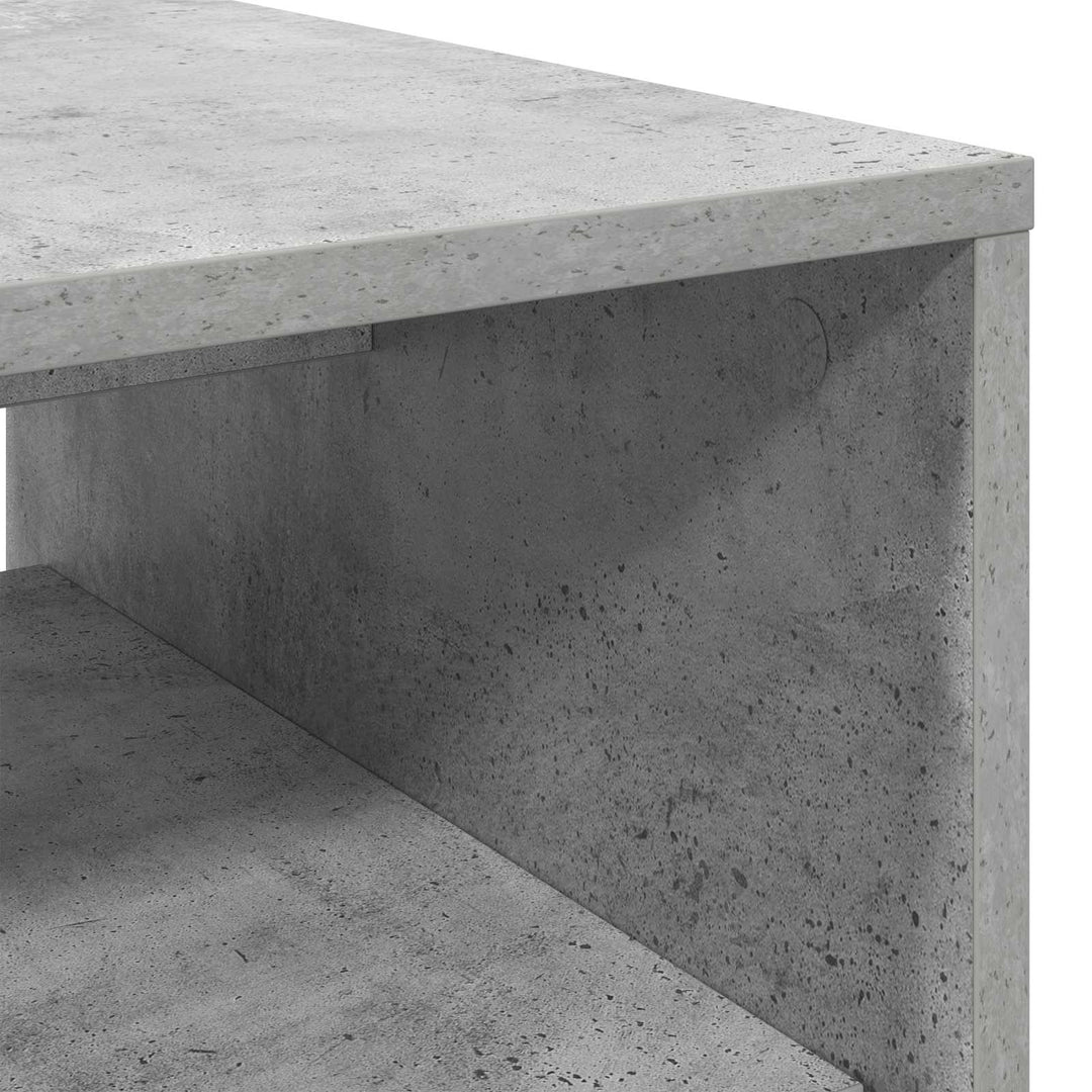 Sofabord Beton Grå 60 x 50 x 40 cm Konstrueret træ