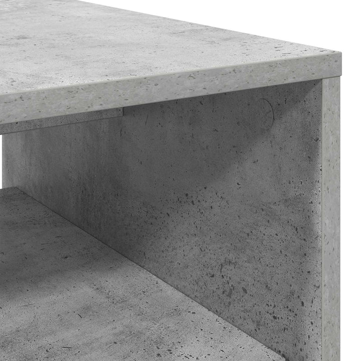 Sofabord Beton Grå 60 x 50 x 40 cm Konstrueret træ