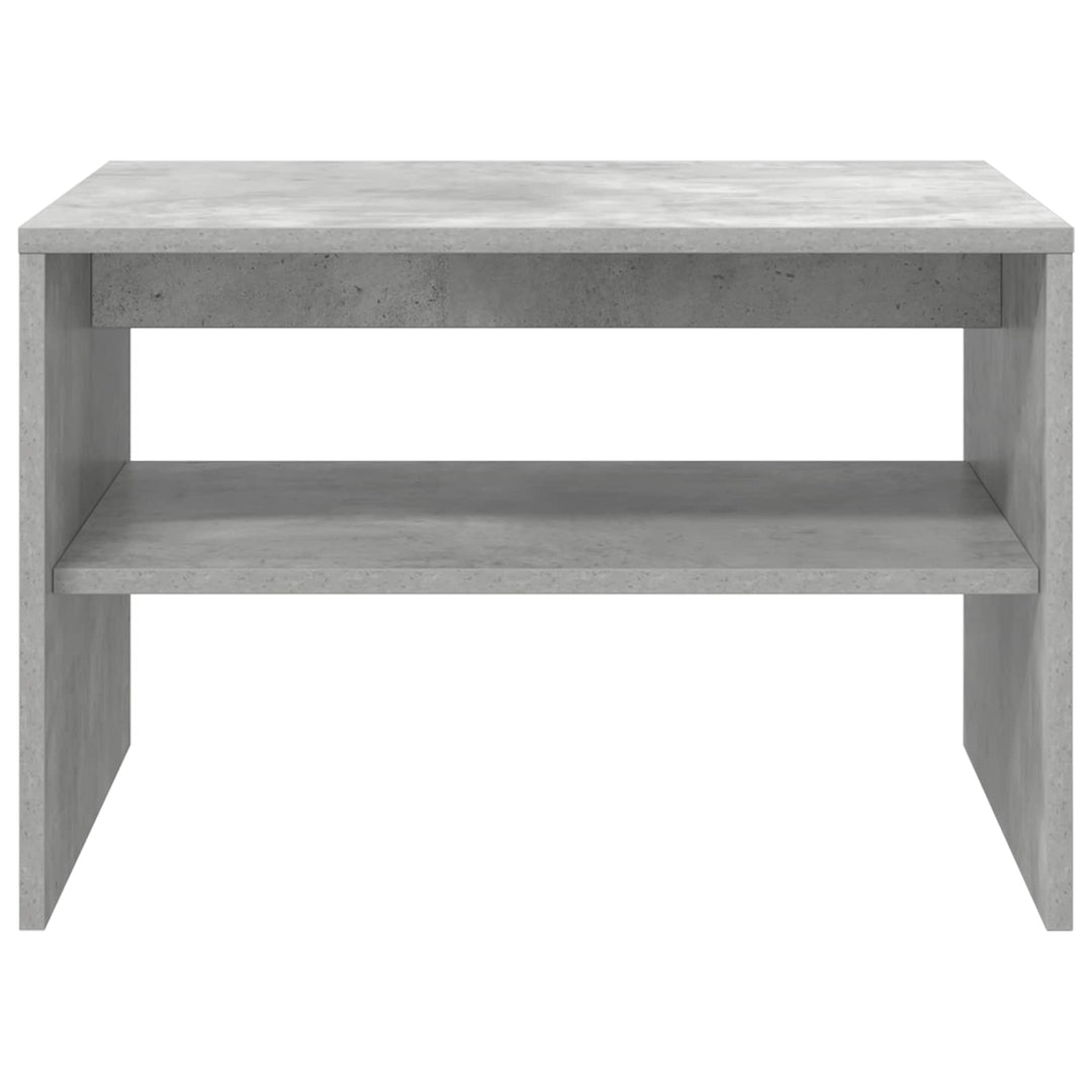 Sofabord Beton Grå 60 x 50 x 40 cm Konstrueret træ