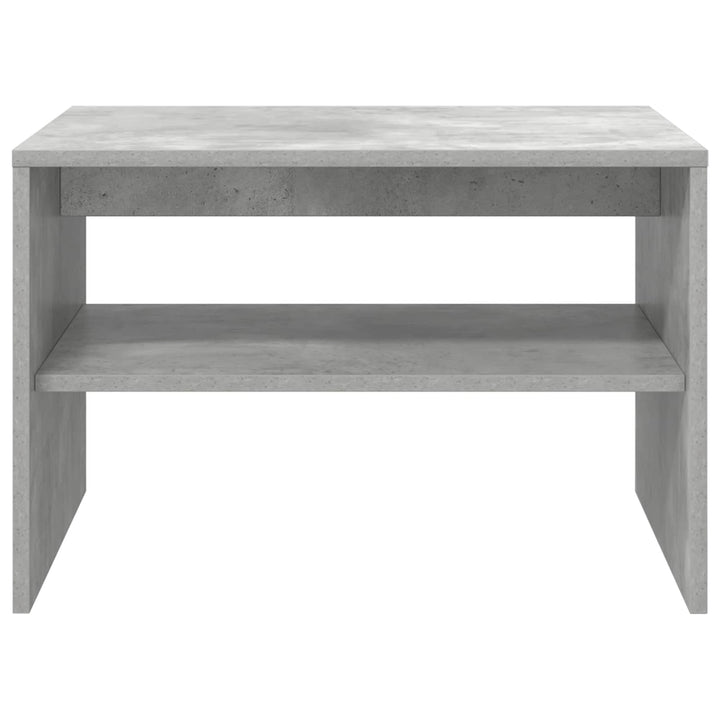 Sofabord Beton Grå 60 x 50 x 40 cm Konstrueret træ