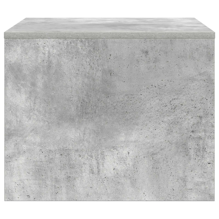 Sofabord Beton Grå 60 x 50 x 40 cm Konstrueret træ