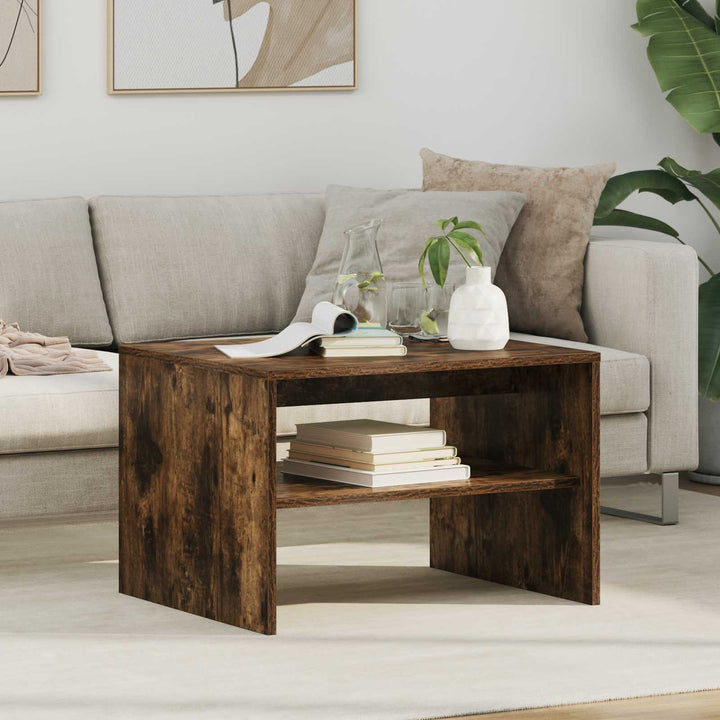Sofabord Røget eg 60 x 50 x 40 cm Konstrueret træ