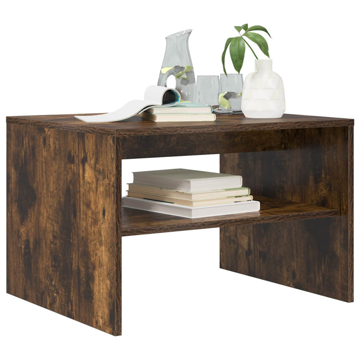 Sofabord Røget eg 60 x 50 x 40 cm Konstrueret træ