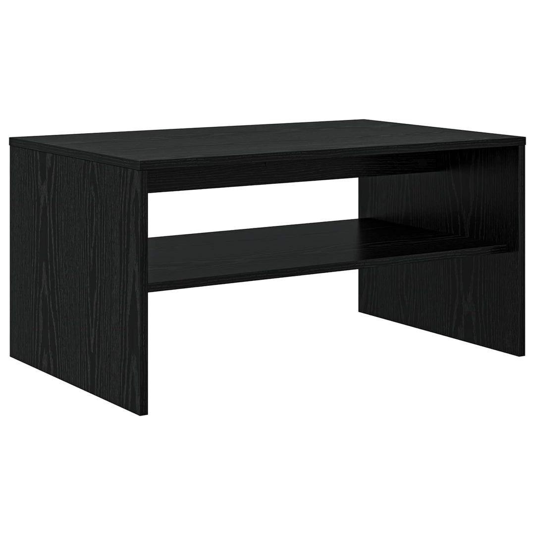 Sofabord Sort eg 80 x 50 x 40 cm Konstrueret træ