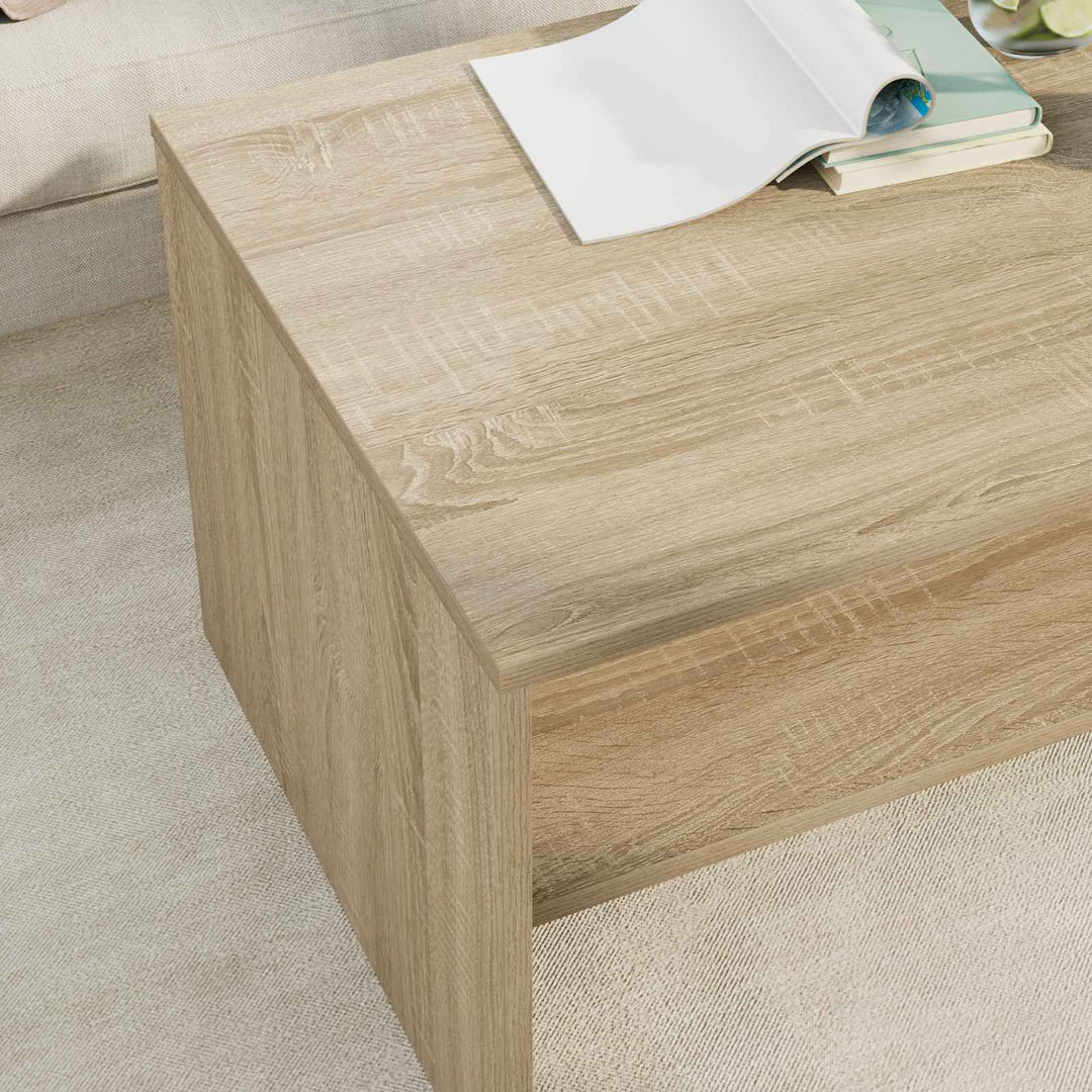 Sofabord Sonoma eg 80 x 50 x 40 cm Konstrueret træ