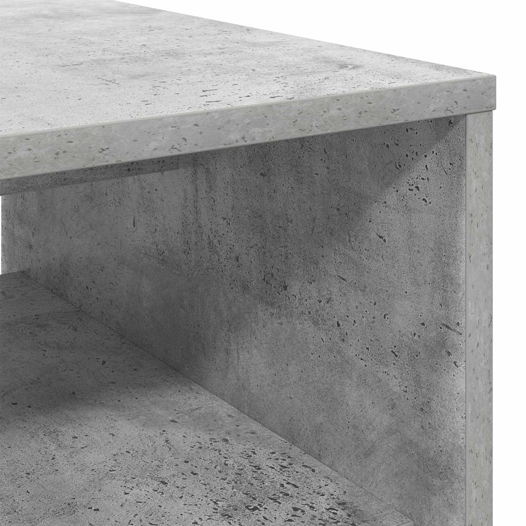 Sofabord Beton Grå 80 x 50 x 40 cm Konstrueret træ