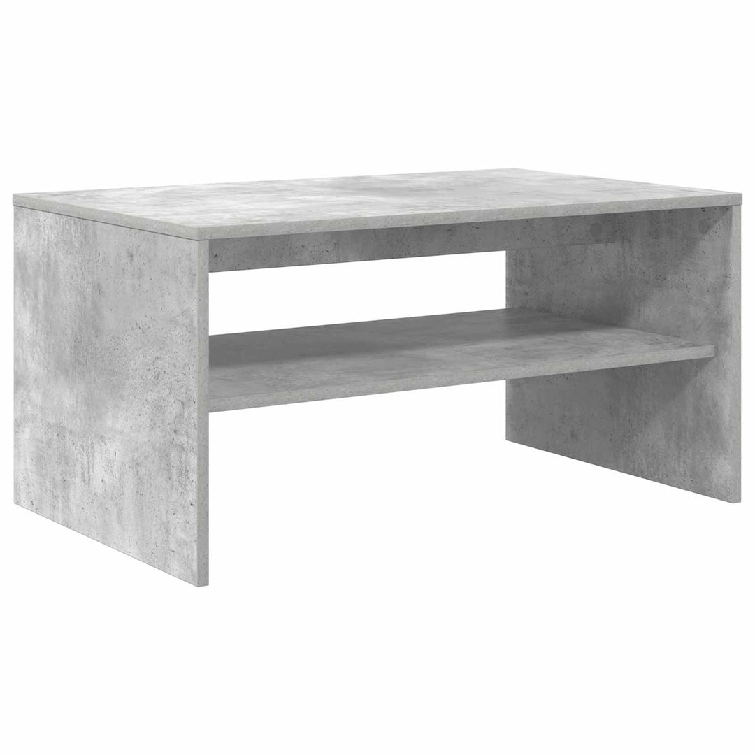 Sofabord Beton Grå 80 x 50 x 40 cm Konstrueret træ