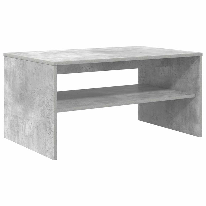 Sofabord Beton Grå 80 x 50 x 40 cm Konstrueret træ