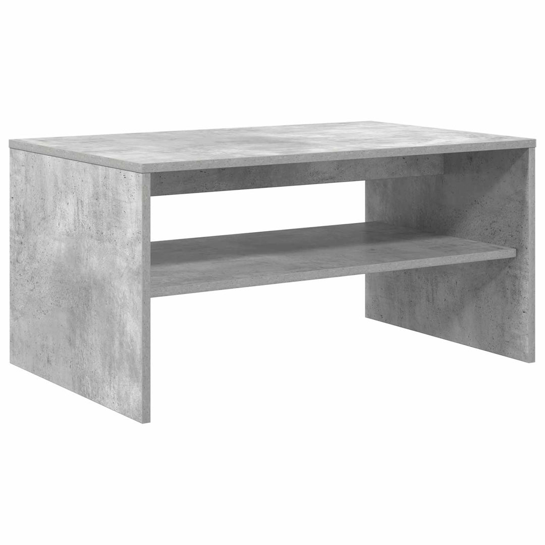 Sofabord Beton Grå 80 x 50 x 40 cm Konstrueret træ