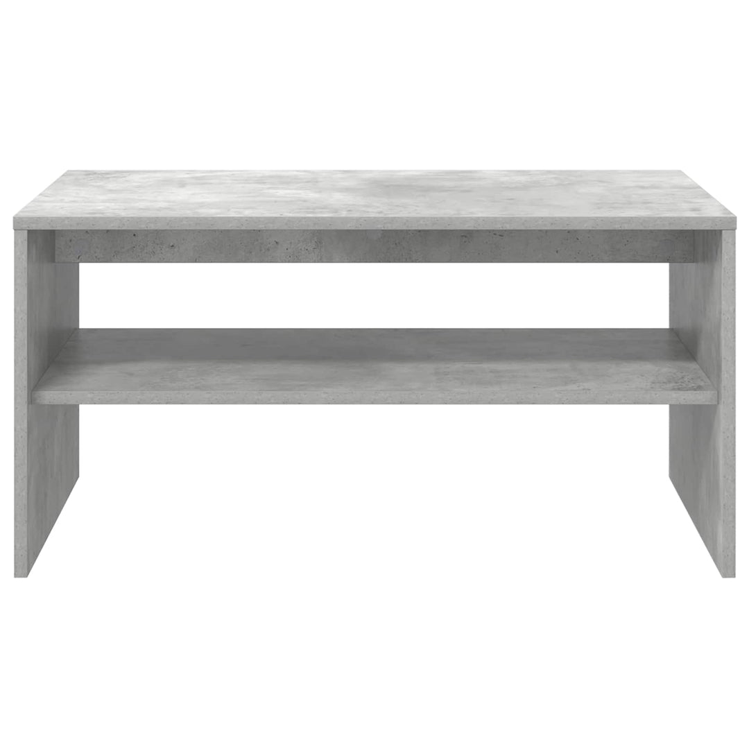Sofabord Beton Grå 80 x 50 x 40 cm Konstrueret træ