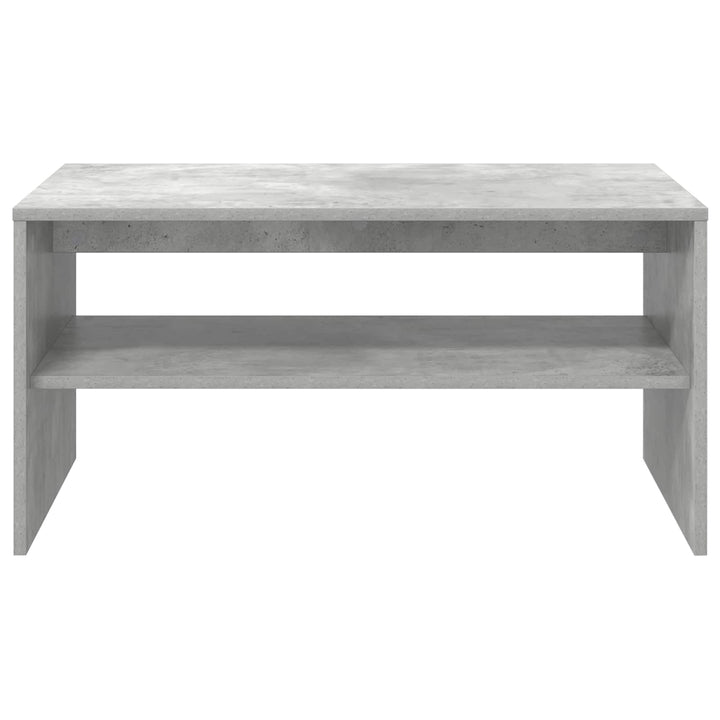 Sofabord Beton Grå 80 x 50 x 40 cm Konstrueret træ