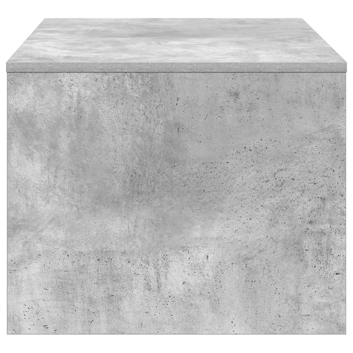 Sofabord Beton Grå 80 x 50 x 40 cm Konstrueret træ