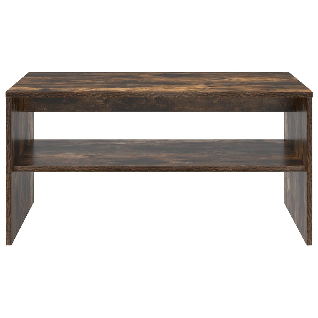 Sofabord Røget eg 80 x 50 x 40 cm Konstrueret træ