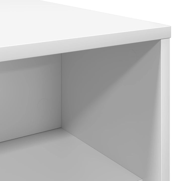 Sofabord Hvid 100 x 50 x 40 cm Konstrueret træ