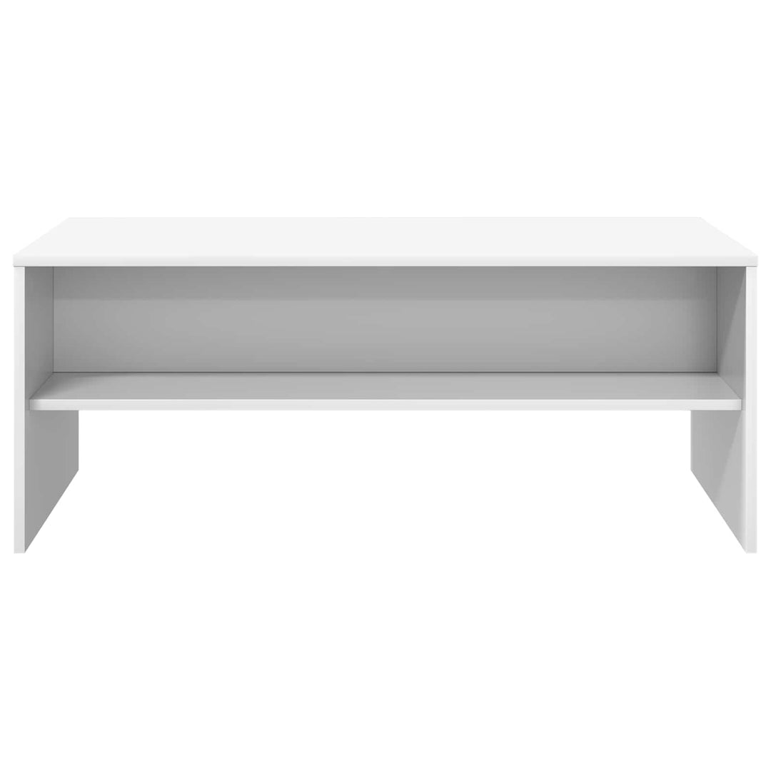 Sofabord Hvid 100 x 50 x 40 cm Konstrueret træ