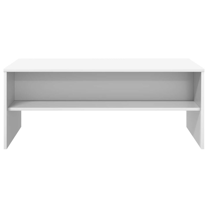 Sofabord Hvid 100 x 50 x 40 cm Konstrueret træ