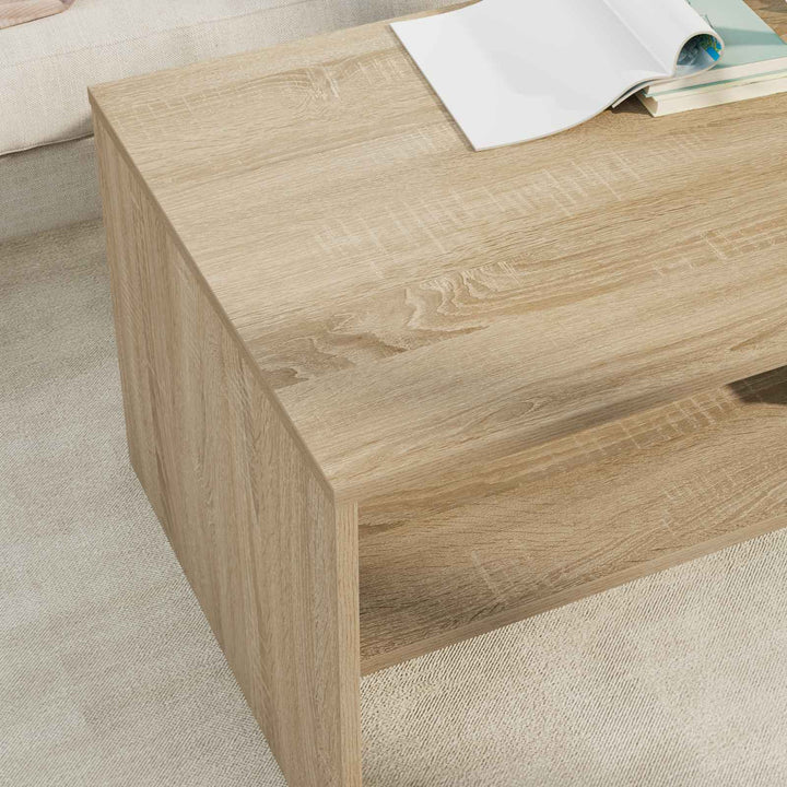 Sofabord Sonoma eg 100 x 50 x 40 cm Konstrueret træ