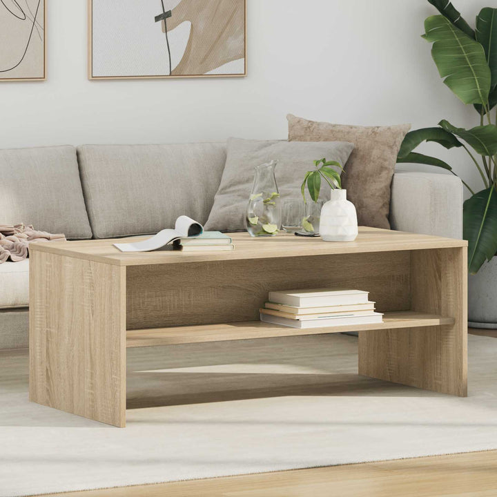 Sofabord Sonoma eg 100 x 50 x 40 cm Konstrueret træ