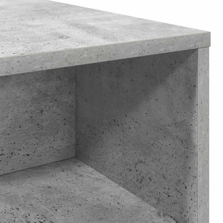 Sofabord Beton Grå 100 x 50 x 40 cm Konstrueret træ