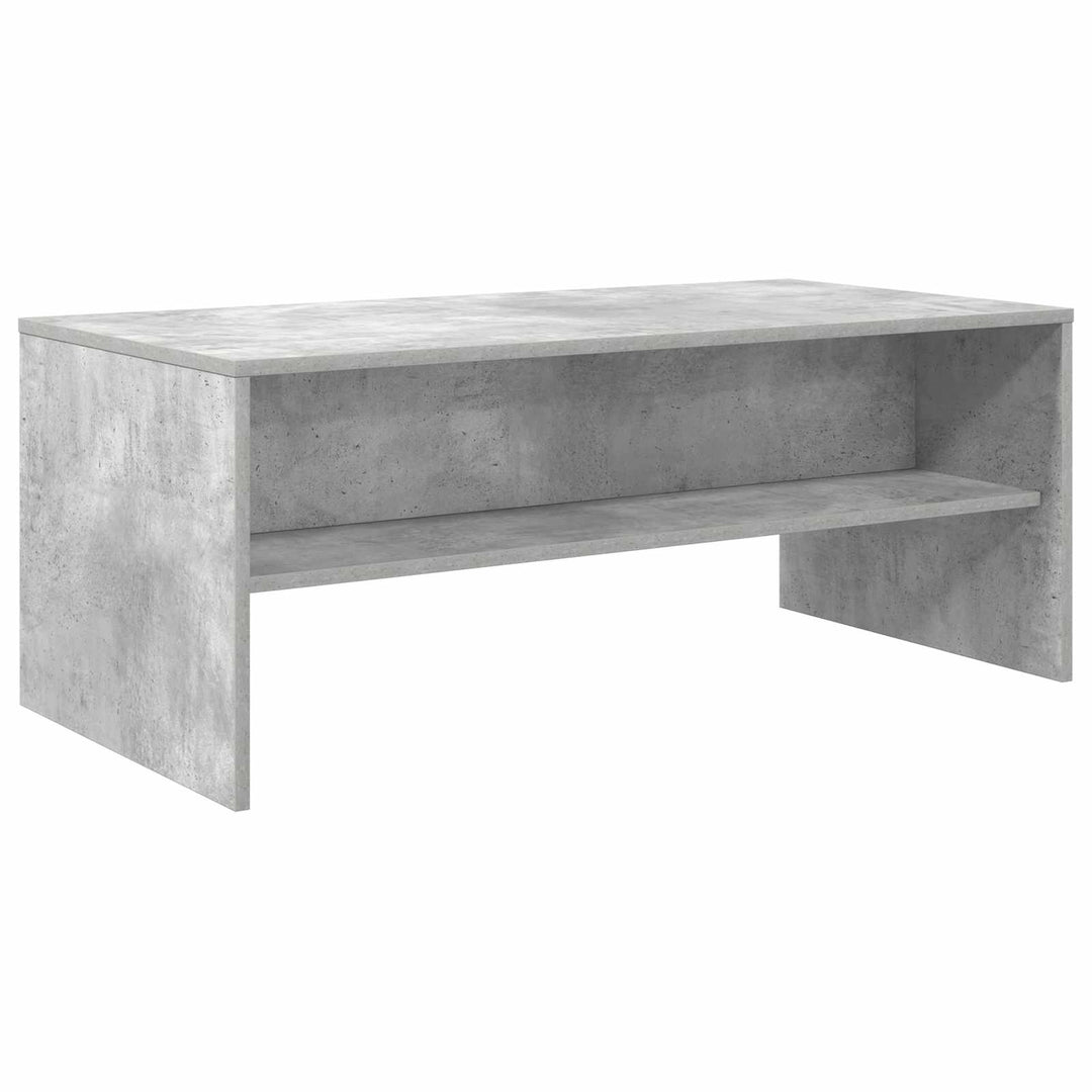 Sofabord Beton Grå 100 x 50 x 40 cm Konstrueret træ
