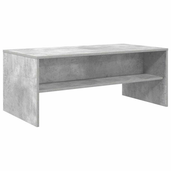 Sofabord Beton Grå 100 x 50 x 40 cm Konstrueret træ