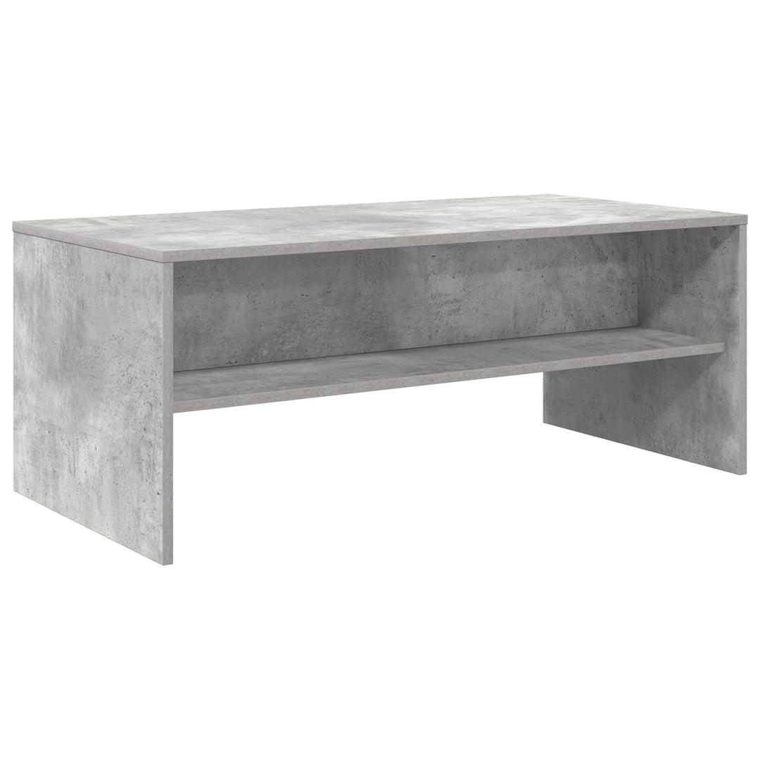 Sofabord Beton Grå 100 x 50 x 40 cm Konstrueret træ