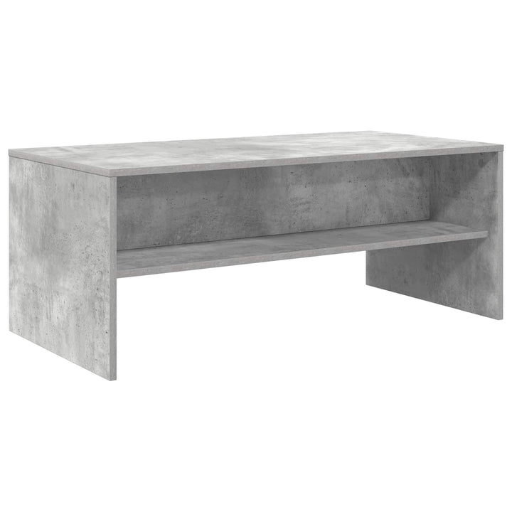Sofabord Beton Grå 100 x 50 x 40 cm Konstrueret træ
