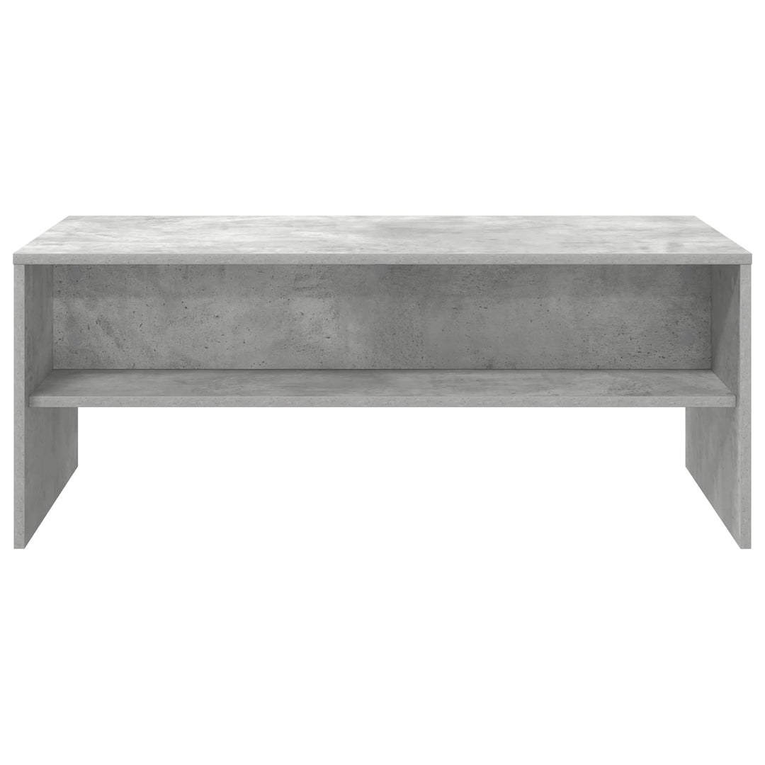 Sofabord Beton Grå 100 x 50 x 40 cm Konstrueret træ