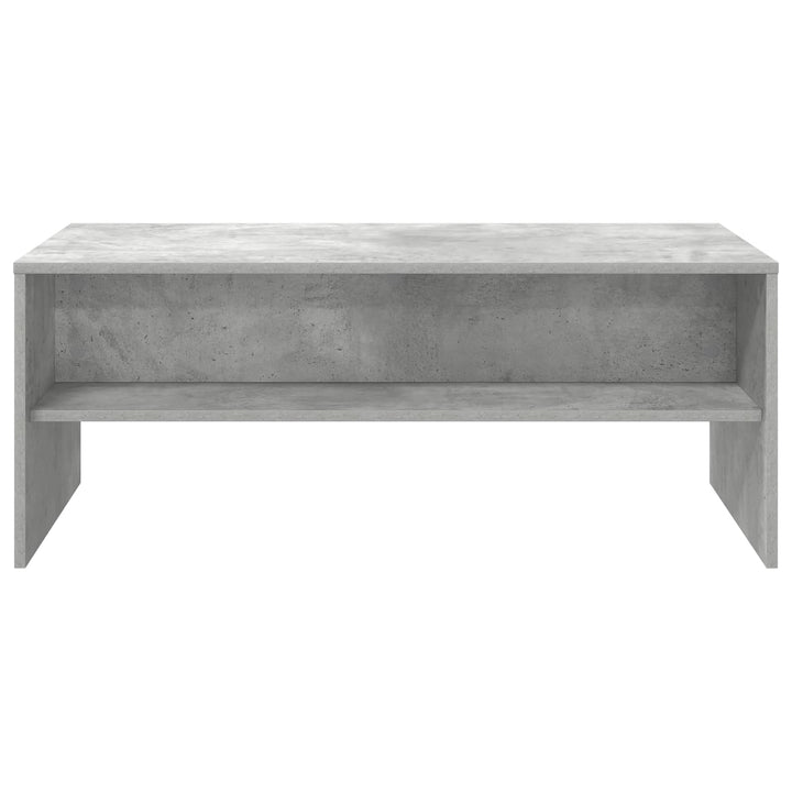 Sofabord Beton Grå 100 x 50 x 40 cm Konstrueret træ