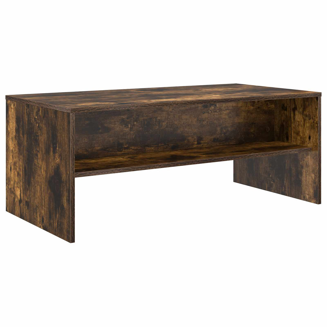 Sofabord Røget eg 100 x 50 x 40 cm Konstrueret træ