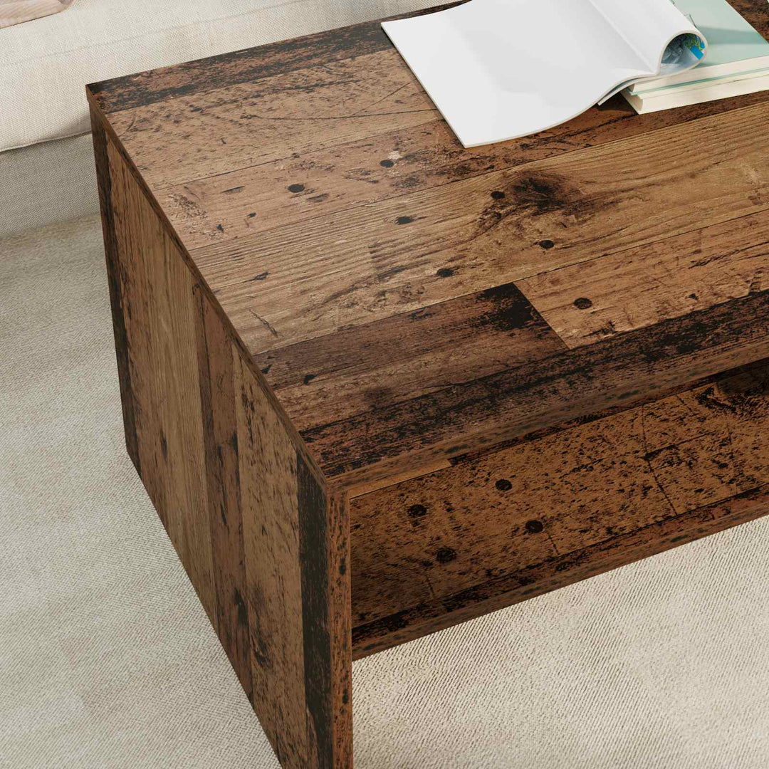 Sofabord Gammelt træ 100 x 50 x 40 cm Konstrueret træ