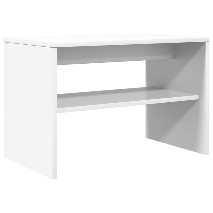 TV-skab Hvid 60 x 35 x 40 cm Konstrueret træ