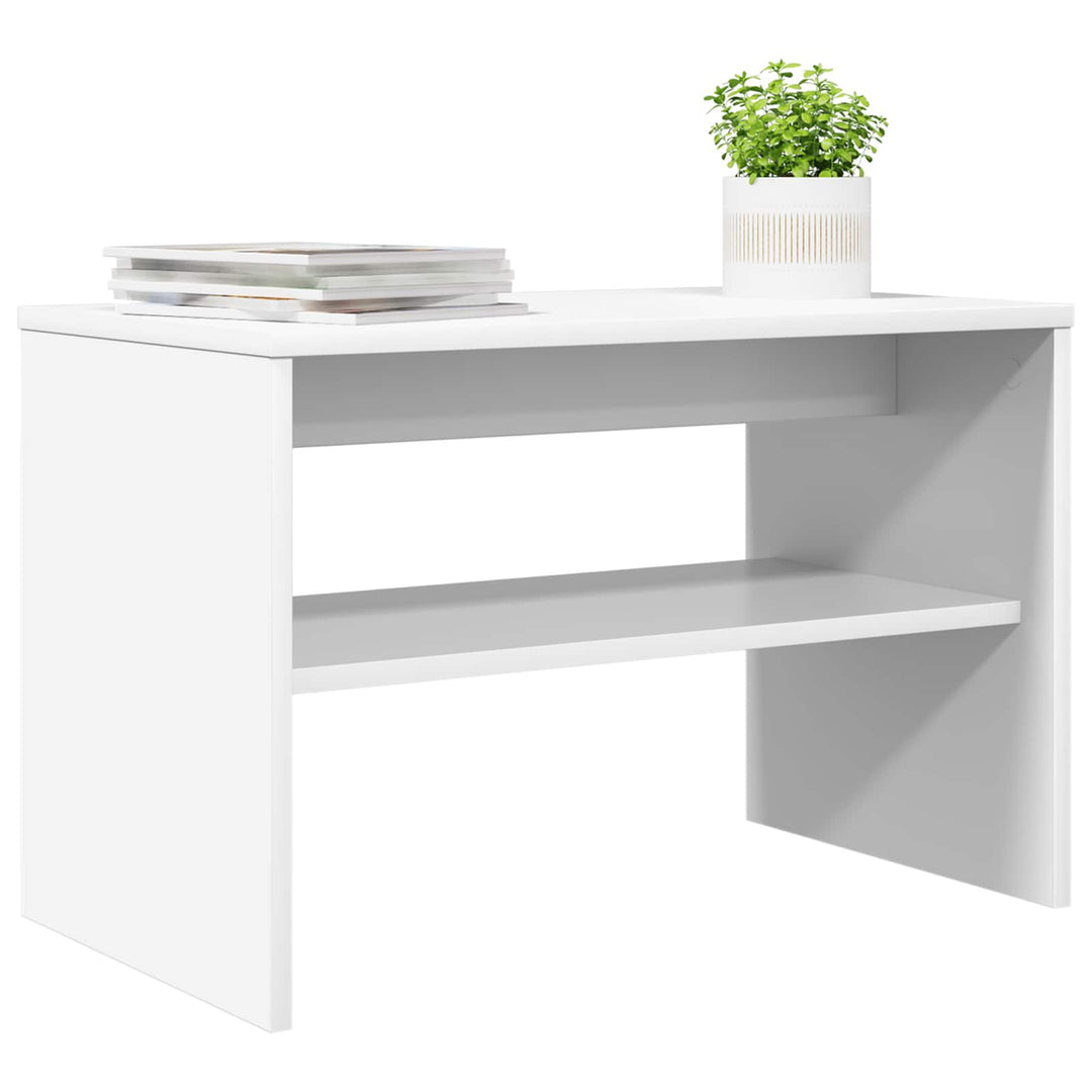 TV-skab Hvid 60 x 35 x 40 cm Konstrueret træ