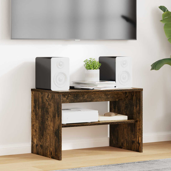 TV-skab 60 x 35 x 40 cm Røget eg Konstrueret træ