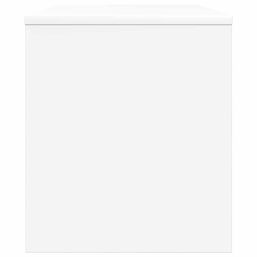 TV-skab 80 x 35 x 40 cm Hvid Konstrueret træ