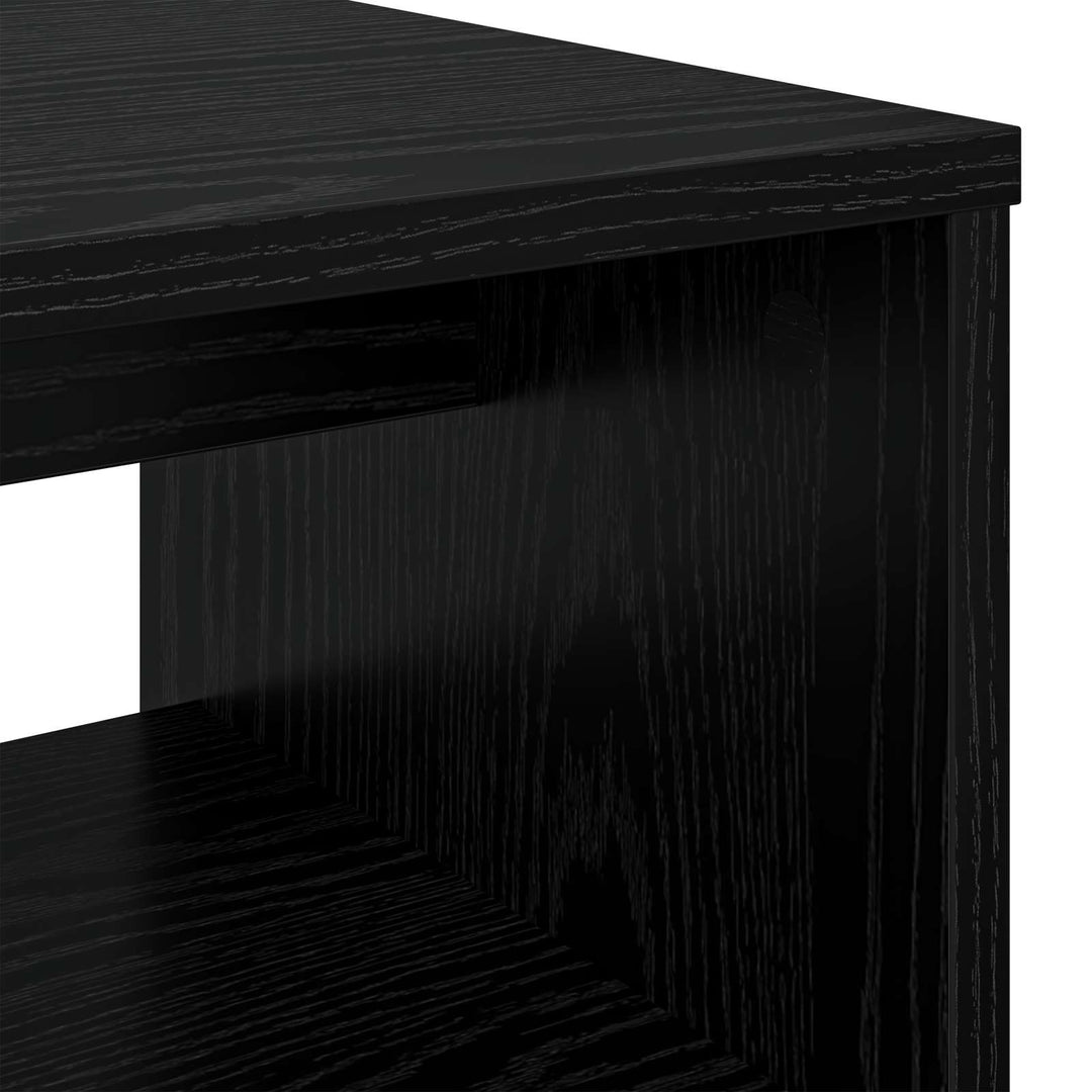 TV-skab Sort eg 80 x 35 x 40 cm Konstrueret træ