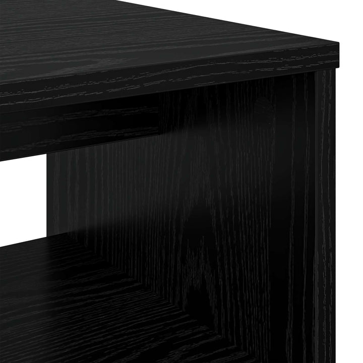 TV-skab Sort eg 80 x 35 x 40 cm Konstrueret træ