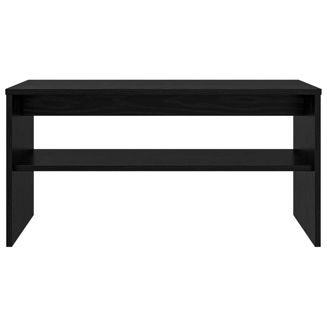 TV-skab Sort eg 80 x 35 x 40 cm Konstrueret træ