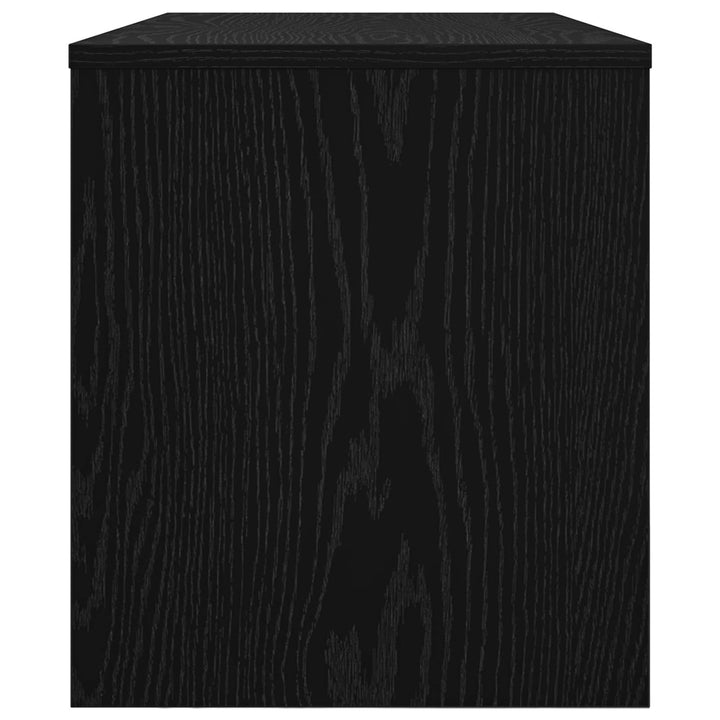 TV-skab Sort eg 80 x 35 x 40 cm Konstrueret træ